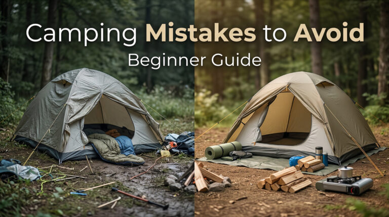 🏕️ Camping Mistakes to Avoid (Beginner Guide)