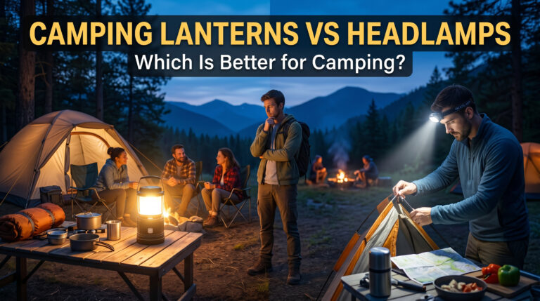 Camping Lanterns vs Headlamps: Which Is Better for Camping?